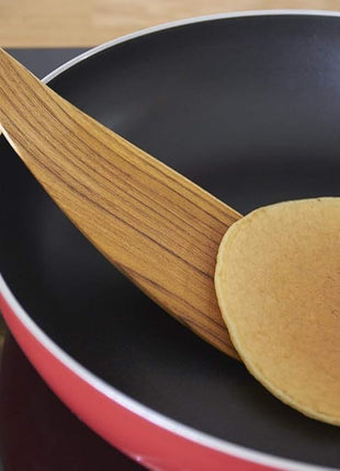 FAAY 11.5 Inch Teak Wood Spatula/Turner for RIGHT Hand | Versatile Spatula, Durable, Healthy and High Moist Resistance for Non Stick Cookware