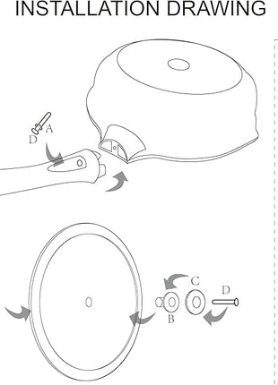 Vinchef Non Stick Frying Pans Set,10" & 12" Ceramic Pan with Lid, Deep Frying Pan & Saute Skillet, PFAS PFOA & PTFE Free, Visual Heat Indicator, Induction Ready, Frying Pans Nonstick Skillet with Lid
