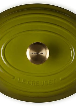 Le Creuset Enameled Cast Iron Signature Oval Dutch Oven, 6.75qt., Olive