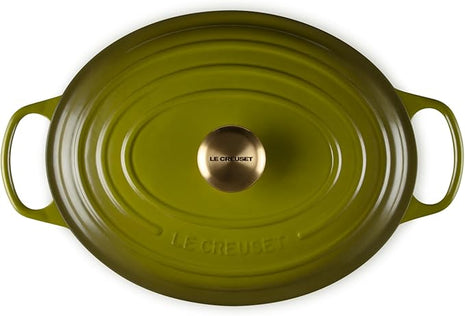 Le Creuset Enameled Cast Iron Signature Oval Dutch Oven, 6.75qt., Olive