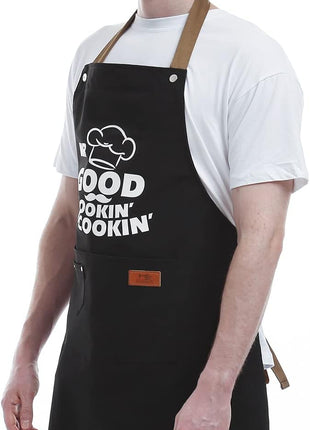 REHAVE Gifts for Dad from Daughter Son, Father's Day Gifts - Birthday, Thanksgiving Gift for Dad, Manly Gift for Friends - Funny Birthday Presents for Him, Brother, Funny Cooking Apron with Pockets