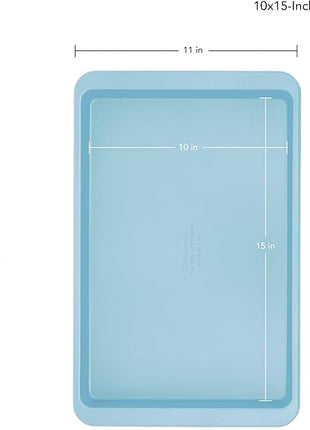 KitchenAid 10x15in Nonstick Aluminized Steel Baking Sheet, Mineral Water