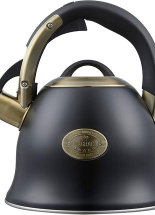 Tea Kettle -2.2 Quart Tea Kettles Stovetop Whistling Teapot Stainless Steel Tea Pots for Stove Top Whistle Tea Pot