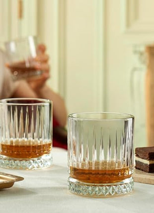 Pasabahce Exclusive Whiskey & Cocktail Glasses Set Of 4 - Premium Old Fashioned Glasses - Premium Scotch, Bourbon, Liquor, Rum Glasses - 11.75 Oz Drinking Glasses - Perfect for Parties, Gifts
