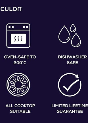 Circulon Symmetry Dishwasher Safe Hard Anodized Nonstick Cookware Pots and Pans Set, 11-Piece, Chocolate