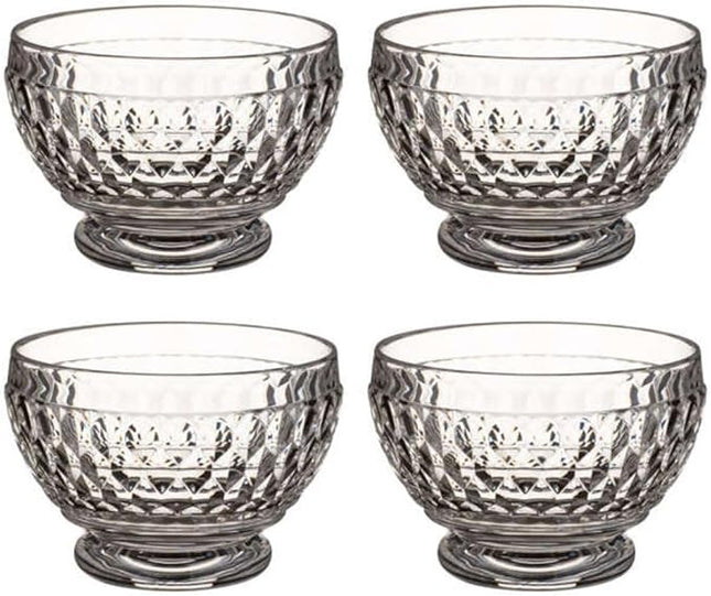 Villeroy & Boch Boston Glass Bowl Set of 4, Clear