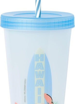 Silver Buffalo Disney Lilo and Stitch 4 Pack Color Changing Plastic Tumbler Set Featuring Stitch, 24 Ounces (Pack of 12)