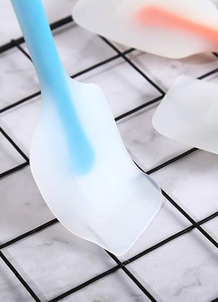 Silicone Spatula Set of 4 - Heat Resistant Flexible Spatula 450F with Stainless Steel Core - Food Grade Premium Good Grip Kitchen Utensils - Seamless, Heavy Duty, BPA Free, Dishwasher Safe