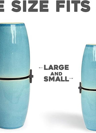 ELYPRO Coffee Mug Organizers and Storage, Kitchen Cabinet Shelf Organizer - Cupboard and Pantry Organization, Expandable Stackable Gadget for Tea Cup and Coffee Mugs, Save Space (Black)