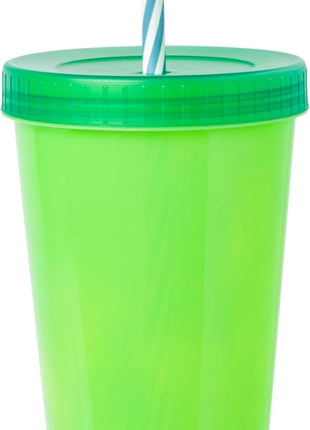 Silver Buffalo Disney Lilo and Stitch 4 Pack Color Changing Plastic Tumbler Set Featuring Stitch, 24 Ounces (Pack of 12)