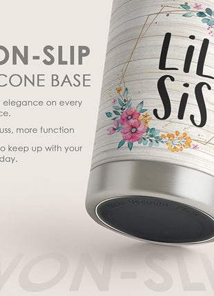 SANDJEST Sister Gifts 20oz Stainless Steel Insulated Travel Mug, Gifts for Women, Girls, Birthday, Christmas
