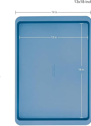 KitchenAid 13x18in Nonstick Aluminized Steel Baking Sheet, Blue Velvet