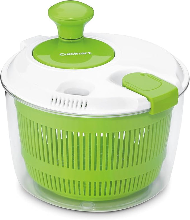 Cuisinart Salad Spinner- Wash, Spin & Dry Salad Greens, Fruits & Vegetables, 3qt, CTG-00-SSAS