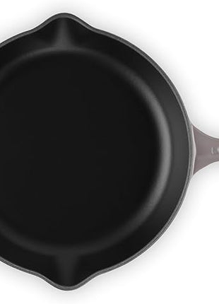 Le Creuset Enameled Cast Iron Signature Iron Handle Skillet, 10.25", Oyster