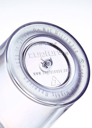 Cupture Classic 12 Insulated Double Wall Tumbler Cup with Lid, Reusable Straw & Hello Name Tags - 16 oz, Bulk Pack (Clear)