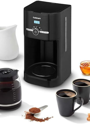 Cuisinart Classic 12-Cup Programmable Coffeemaker, Black, DCC-1120BKNAS