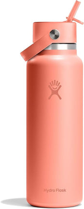 Hydro Flask 40 Oz Wide Mouth Flex Straw Cap Sunglow
