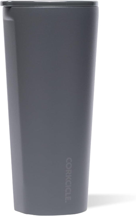 Corkcicle Classic Tumbler - Keeps Drinks Cold for 9 Hours & Hot for 3 - Triple-Insulated Stainless Steel - Holiday Tumbler Gift - 24 oz - Flint