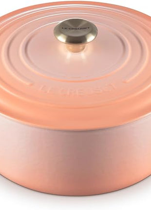 Le Creuset Enameled Cast Iron Signature Round Dutch Oven, 7.25 qt., Peche