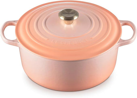 Le Creuset Enameled Cast Iron Signature Round Dutch Oven, 7.25 qt., Peche