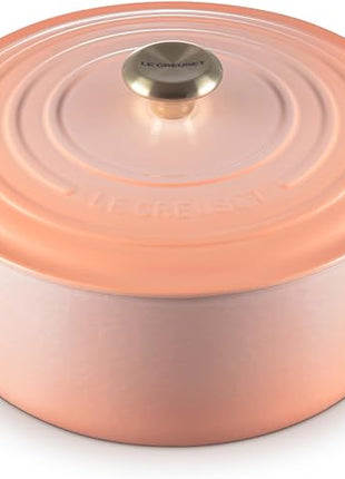 Le Creuset Enameled Cast Iron Signature Round Dutch Oven, 5.5 qt., Peche