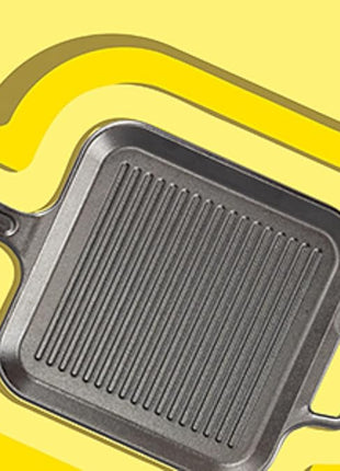 Lodge BOLD 12 Inch Seasoned Cast Iron Grill Pan; Design-Forward Cookware