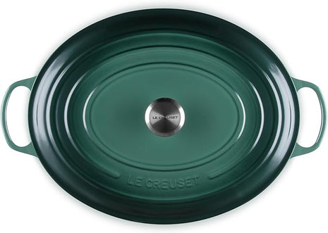 Le Creuset Enameled Cast Iron Signature Oval Dutch Oven, 15.5qt., Artichaut