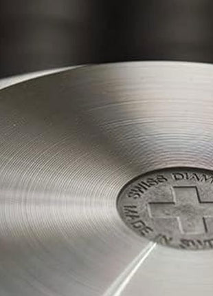 Swiss Diamond Frying Pans Nonstick with Lid, Features Stainless Steel Handle, Nonstick Diamond Coated Aluminum Skillets and Oven Safe Frying Pans with Lids, Cover Included, 12.5 Inch