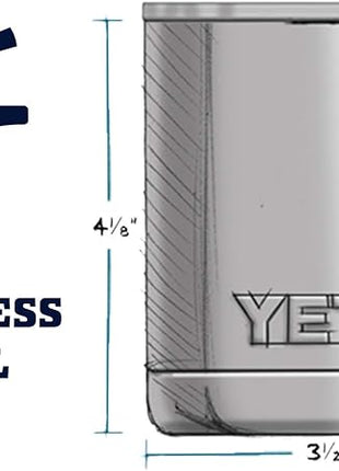 YETI Rambler 10 oz Lowball, Vacuum Insulated, Stainless Steel with Standard Lid