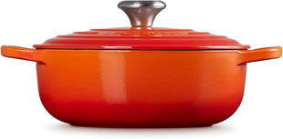 Le Creuset Enameled Cast Iron Signature Sauteuse Oven, 3.5 qt., Flame