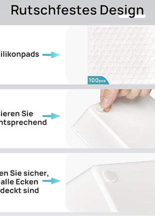 Vtopmart 25 PCS Plastic Drawer Organizers Set, 4-Size Versatile Bathroom and Vanity Drawer Organizer Trays, Storage Bins for Makeup, Bedroom, Kitchen Gadgets Utensils and Office