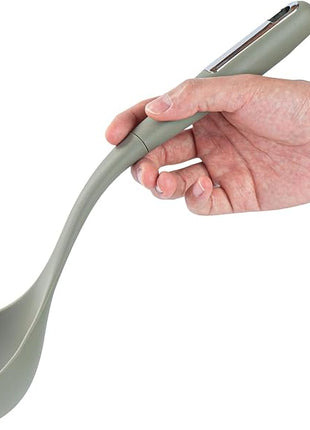 Restaurantware-Met Lux Kitchen Utensil Set, 1 Silicone Utensil Set - Consists 6 Pieces, High-Heat Tolerance, Green Silicone Kitchen Utensils, For No-Stick Cookware