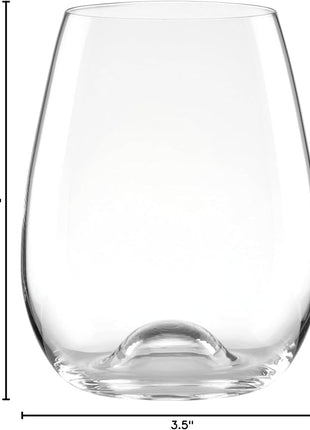 Lenox Tuscany Classics Stemless Glass Set, Buy 4 Get 6, 2.6 LB, Clear