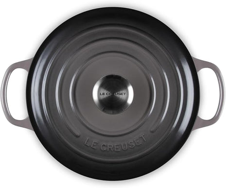 Le Creuset Enameled Cast Iron Signature Round Dutch Oven, 4.5 qt., Oyster
