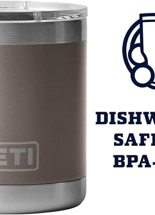 YETI Rambler 10 oz Lowball, Vacuum Insulated, Stainless Steel with MagSlider Lid