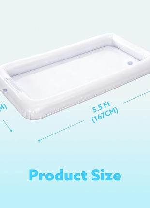 JOYIN 3-Pack Inflatable Serving Bars Cooler - Inflatable Cooler Ice Buffet Salad Serving Trays with Drain Plug, Food Drink Holder for Indoor Outdoor Summer Picnic Beach Pool Luau Party