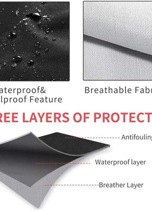 ZOORON Funny Black Chef Aprons for Men Adjustable BBQ Grill Kitchen Cooking Aprons with Pockets, Grill Accessories