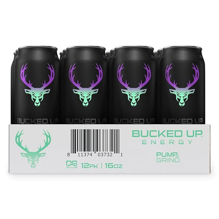 Bucked Up Energy Drink 300mg (Pump N Grind) (12 CT)
