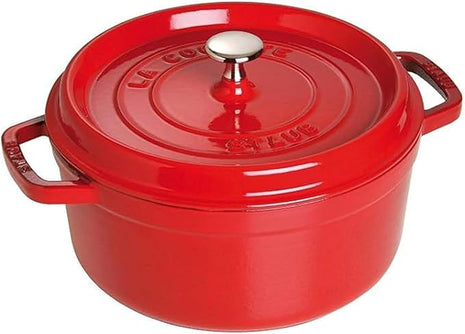 STAUB 40509-840-0 Cocotte Round 26cm Cherry
