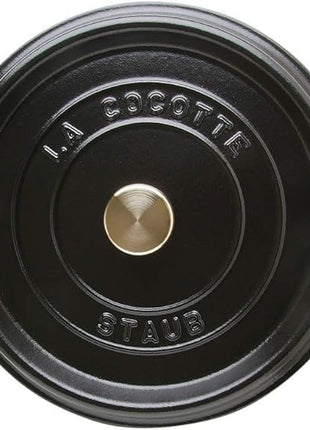 Staub Round Dutch Oven 4-Quart Matte Black