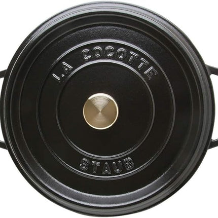 Staub Round Dutch Oven 4-Quart Matte Black