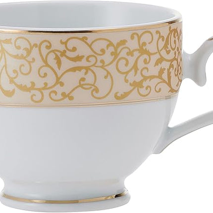 Mikasa Parchment Gold 40 Piece Dinnerware Set, Service for 8