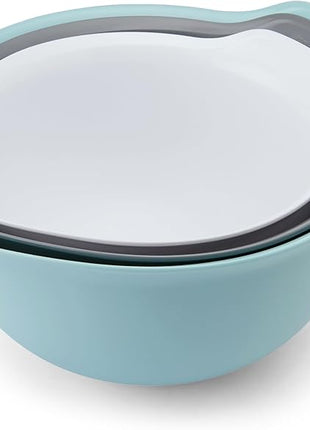 KitchenAid Universal Nesting Plastic Mixing Bowls, Set of 3, 2.5 quart, 3.5 quart, 4.5 quart, Mulitcolored