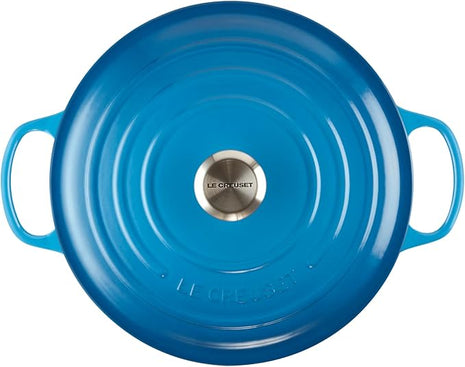 Le Creuset Enameled Cast Iron Signature Round Dutch Oven, 7.25 qt., Marseille