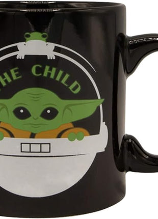 Silver Buffalo Star Wars The Mandalorian Child Ceramic Coffee Mug, 14-Ounces