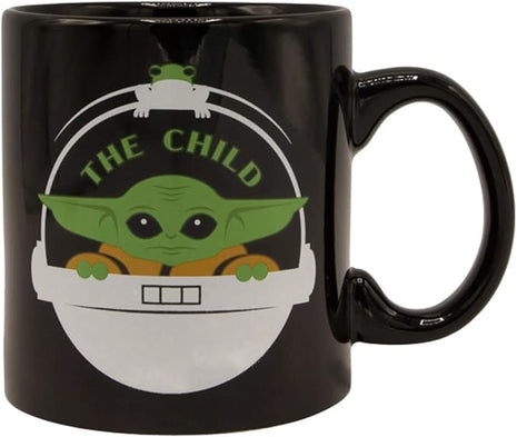 Silver Buffalo Star Wars The Mandalorian Child Ceramic Coffee Mug, 14-Ounces