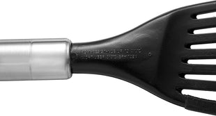 KSENDALO Fish Spatula for Nonstick Pans 2-Pack - Thin Turner for Eggs & Fish | LFGB Nylon, 10,000+ Reviews | Dishwasher Safe