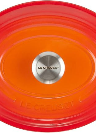 Le Creuset Enameled Cast Iron Signature Oval Dutch Oven, 5 qt, Flame