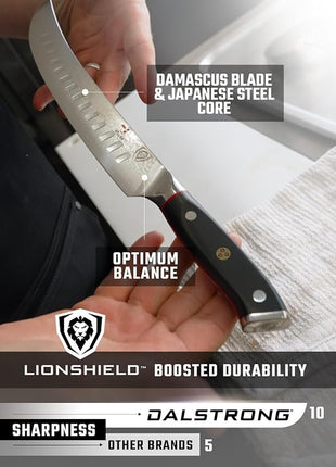 DALSTRONG Butcher Knife - 8 inch - Shogun Series ELITE - Japanese AUS-10V Super Steel - G10 Handle - Vacuum Treated - Meat Slicer Gift - Razor Sharp Breaking Knife - BBQ Knife - Sheath Included