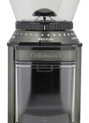 Cuisinart Coffee Grinder, Electric One-Touch Automatic Burr Coffee Grinder with 18-Position Grind Selector, Cup Size Selector for 4 – 18 Cups, Black Stainless Steel